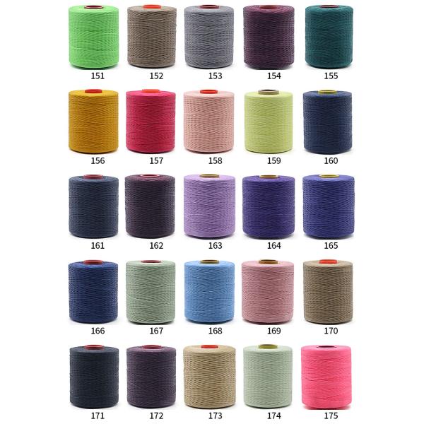 Kangfa 0.8mm/1.0mm Hand-sewn Leather Thread Durable Polyester Waxed Sewing Thread