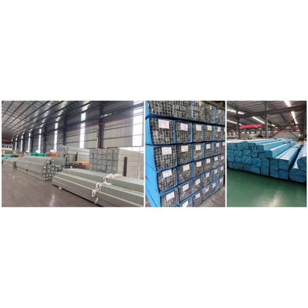 Industrial Rectangular TP304 Stainless Steel Pipe 2mm Thickness