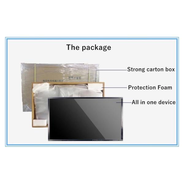 8GB 100" Interactive Digital Blackboard Touch Screen Monitor For Teaching