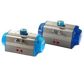 Buy AT-52 Rack And Pinion Pneumatic Actuator , 90 Degree Pneumatic Rotary Actuator at wholesale prices