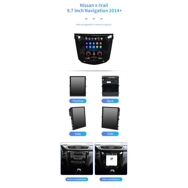 9.7inch Auto Navigation System For Nissan X Trail 2014+ SMA interface