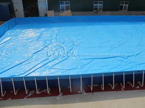 Outdoor Large Inflatable Swimming Pool , Framed Inflatable Water Pool