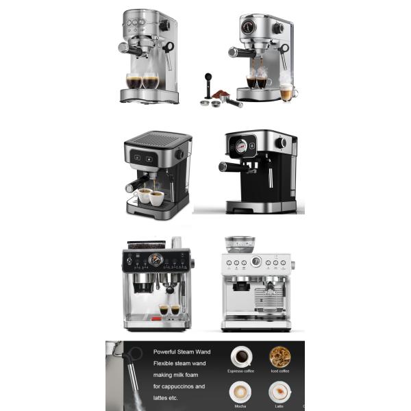 Smart Fully Automatic Professional Coffee Maker Espresso Machine With Steam Wand For Home