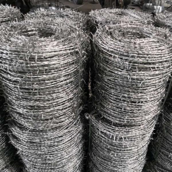 Galvanized 1320 Ft Razor Barbed Wire Double Twist Fencing Rolls