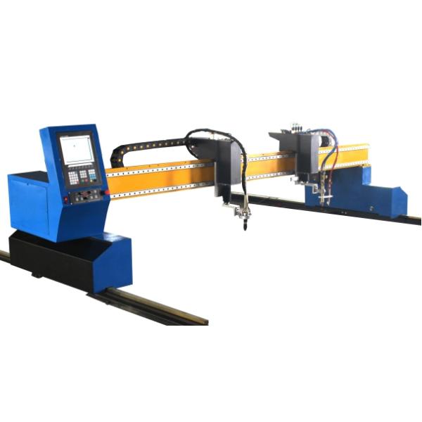 Multi Languages Gantry Flame / Plasma Cutter CNC Machine Arc Voltage Height Control