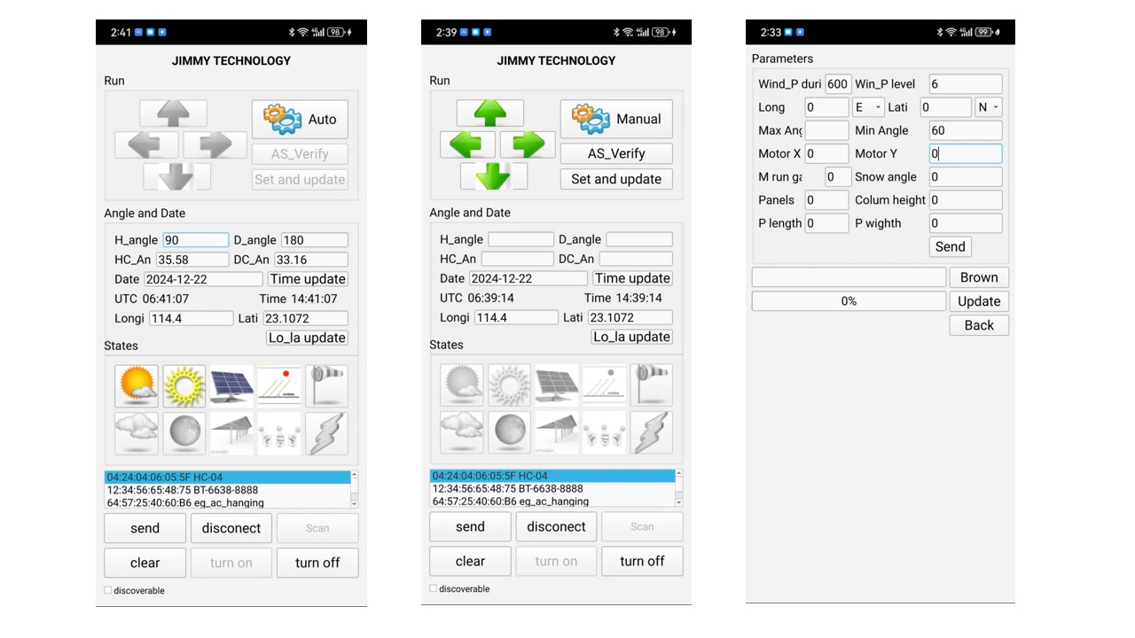 Two Axis Sun Tracking Controller Automatic Solar Panel Control Box
