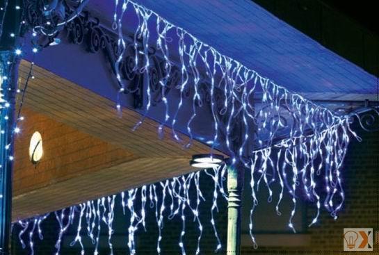 Buy Outdoor Warm White / Green / Blue / Yellow 3M Outdoor Led Christmas Icicle Lights at wholesale prices