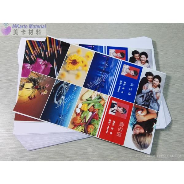 0.12mm Customized Offset Printing Pvc Core Sheet With Ink Adhesion