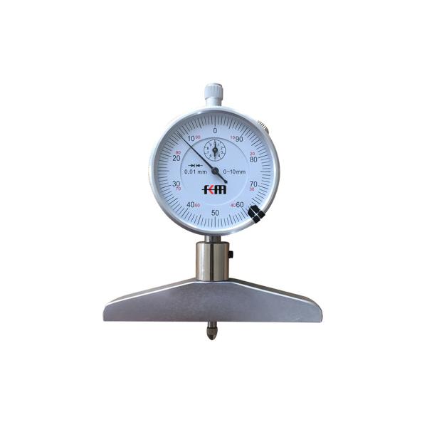 Stainless Steel Dial Depth Gauge Indicator With Interchangeable Rods For