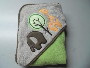 Quality cotton fabric cute baby hooded bath towels for sale
