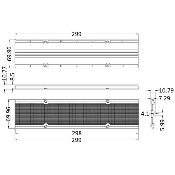 Versatile Linear LED Lens for Various Light Distribution