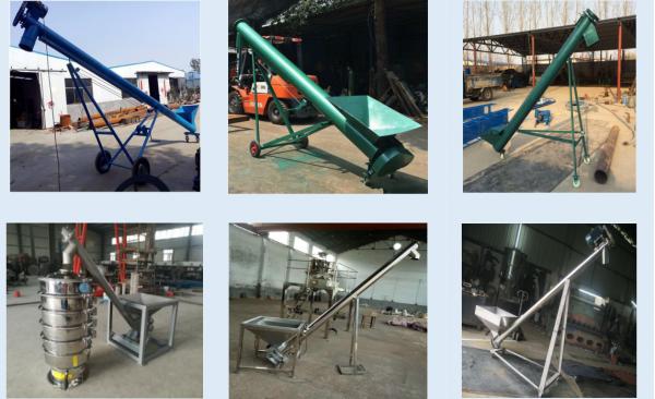 China hot sale stainless steel hopper screw auger conveyor