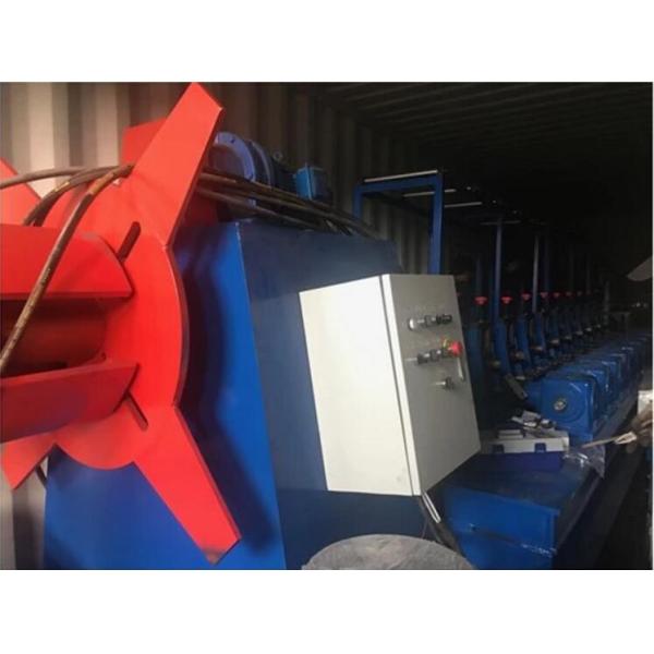 Chain Drive Z Purlin Making Machine , Purlin Rolling Machine With 20 Roller Stations