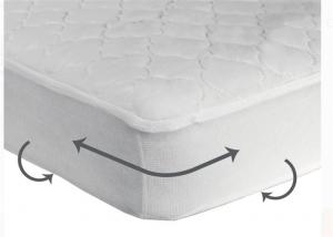 China Secure Stay Mini Organic Crib Mattress Pad 80% Cotton + 20% Poly 52” X 28” on sale