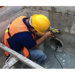 DN20 Sewer Fiberglass Ultrasonic Open Channel Flow Meter