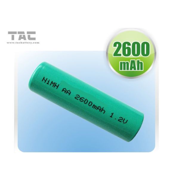 High Capacity AA 2600mAh Green Power Nickel Metal Hydride Rechargeable Batteries