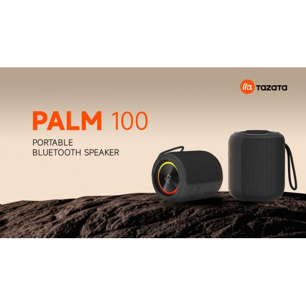 TAZATA PALM 100 IPX7 Waterproof Wireless Bluetooth Speaker With TWS Function And Premium Sound