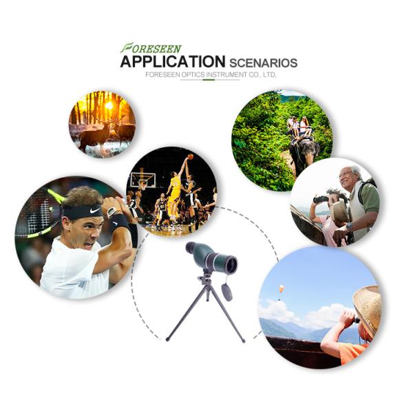 Adults Highest Magnification Spotting Scope , 20x - 60X80 HD Spotting Scope With Clear Images