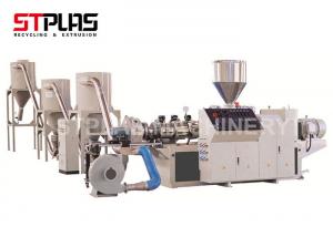 Quality Durable Plastic Recycling Pellet Machine / PVC pelletizing machine With Hot Cutting for sale