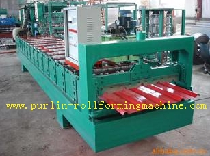 Standing Seam Roof Panel Roll Forming Machine / Corrugated Rolling Forming Line