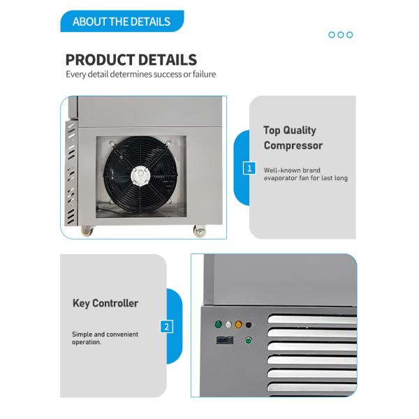 Vegetables Quick Freezer Machine Iqf Blast Freezer With Temperature Control