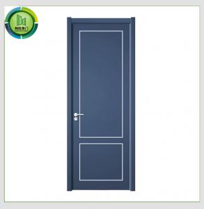 Quality PVC Interior Residential WPC Doors Fire Rated Polymer Waterproof For Bathroom for sale