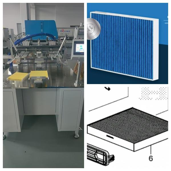 500mm Length Full Auto Cabin Air Filter Making Machine Hot Melt Bonding Machine