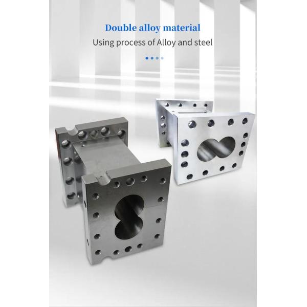Plastic Extrusion Machine Barrel And Screw Compounding Co-Rotating Bimetallic Parallel Twin Screw Barrel