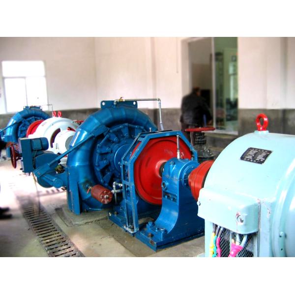Vertical Or Horizontal Francis Turbine Generator Automatic Control Mode 300KW-20MW 400V 800V 6.3kV 10kV Rated