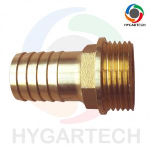 China Brass Male Hose Connector Hexagon Hose Fitting Sleeve End on sale