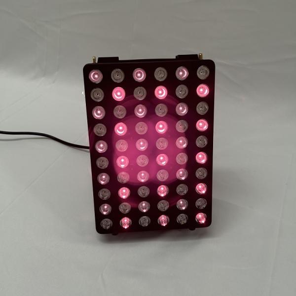 MINI 300W Red Light Therapy Handheld Panel with LED Wavelength 630 660 810 850 in Pink and Black Body Color