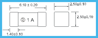 Nano 451 Cross 2410 Time Delay Surface Mount Fuses 3A 300V SST1300 For LED Driver