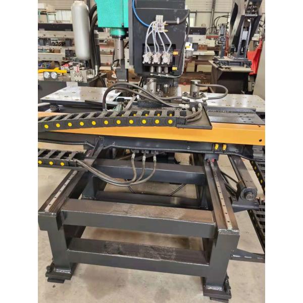 1200KN Servo Feed Drilling Force Cnc Plate Hole Drilling Machine With 26mm Max Punching Diameter