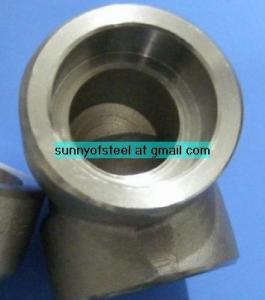 China ASME SA-182 ASTM A182 F304L soket weld elbow on sale