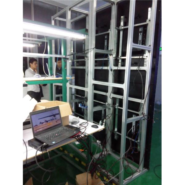 Large Image Single / Multi Touch Indoor LED Video Wall Background In Station