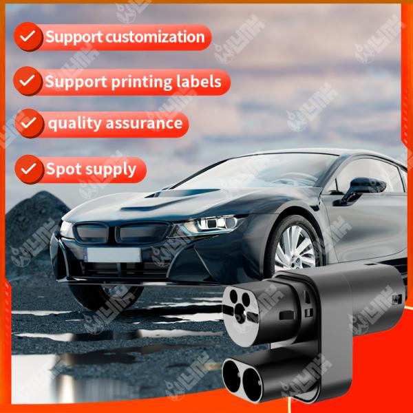 Olink Customization Car Charger Plug Type2 Ev Charger CCS2 Ev Adapter Convertor Type2 Adapter CCS2 to Type2 Adapter
