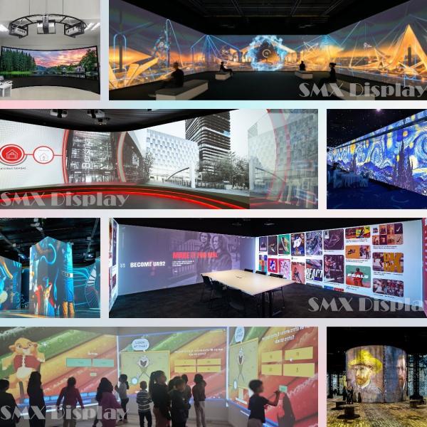 4800 Lumen Short Throw Projector Immersive Projection Experience