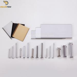 Quality J Type Skirting Aluminium Profile , Skirting Moulding Profiles For Wall Corner for sale