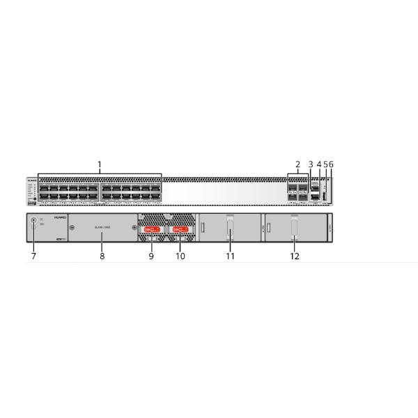 121W Wireless 10GE Gigabit Network Switch S5731-H24P4XC-AC