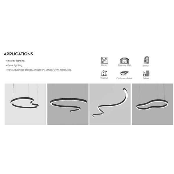 Custom Top Bend LED Neon Strip Corrosion Resistant Over 50000 Hours Of Operation