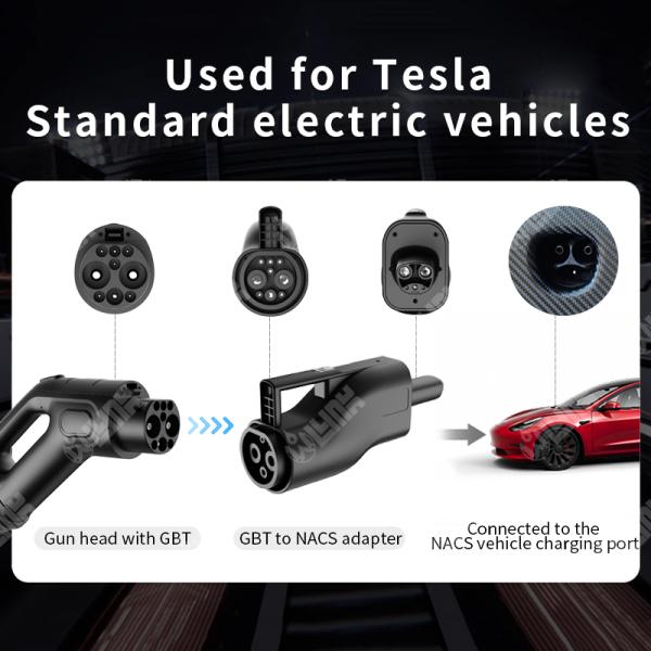 Olink New Energy Vehicles OEM NACS Charger GBT EV Adapter Charging Station to Tesla Car Tesla to GBT Adapter