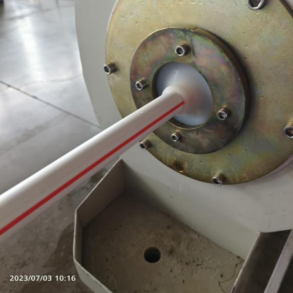 Solid Wall Pipes Manufactured with ABA Three-layer Co-extrusion PE Pipe Line and Single Screw Design