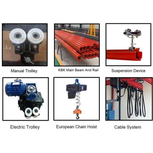 A4 Craft Spray Paint KBK Rail Monorail Bridge Crane