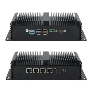 Intel N100 Processor With Four LAN Dual COM and Six USB Industrial Mini PC
