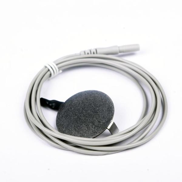 Reusable EMG Ground Electrode 32mm Plate Diameter With Tip