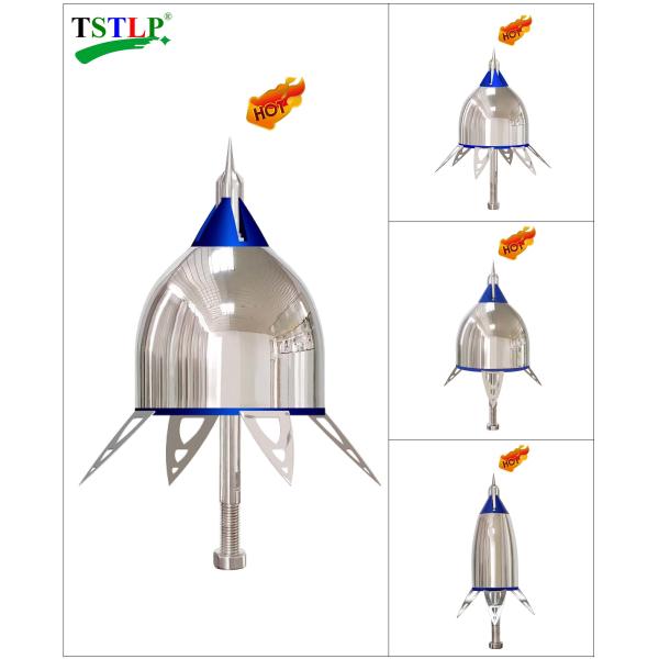 Patented Ese Lightning Conductor 304SS Housing Material For Thatch Roofs