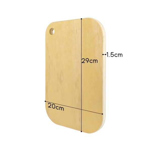 Rounded Rectangle Design Custom Wood Cutting Board DIY Sublimation Kitchen Chopping Block With Hanging Hole