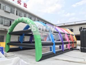 Quality Outside PVC Inflatable Tennis Tent , Inflatable Arch Tent For Sports for sale