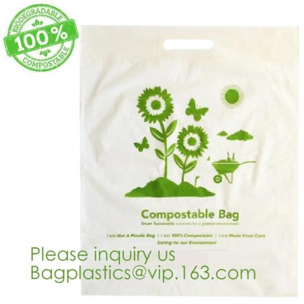 Eco-friendly Roll Compostable Plastic Bag Drawstring Biodegradable Garbage Bags,cornstarch custom compostable biodegrada