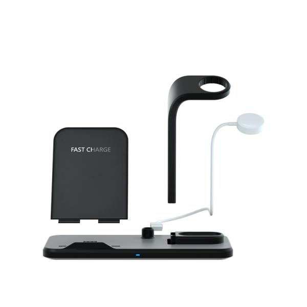 Fast Charging 3 In 1 Multifunctional Wireless Charger For Smartphone